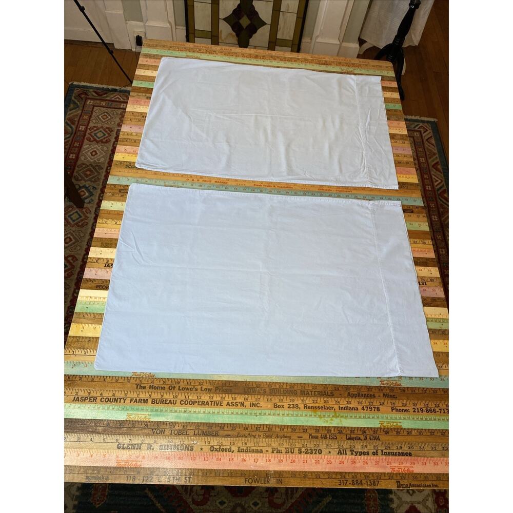 Cannon Royal Family Standard Pillowcase Blue Retro Ultra Percale Pair